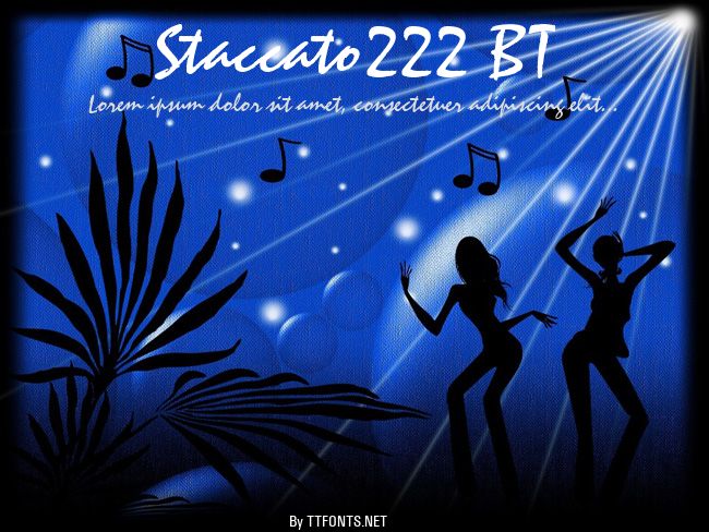 Staccato222 BT example